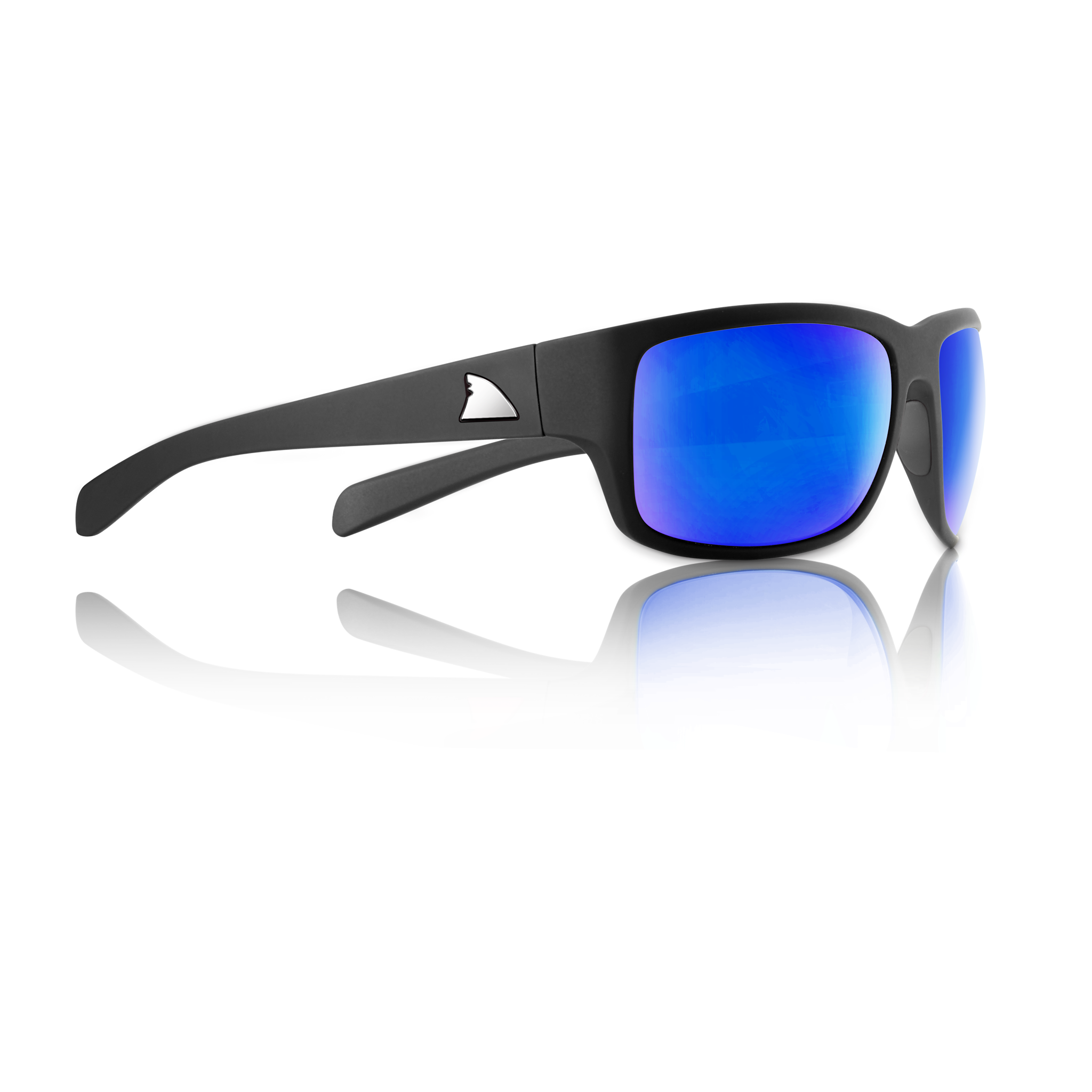 RedFin Amelia Polarized Fishing Sunglasses-Matte Black-Atlantic Blue-Safety Glasses USA