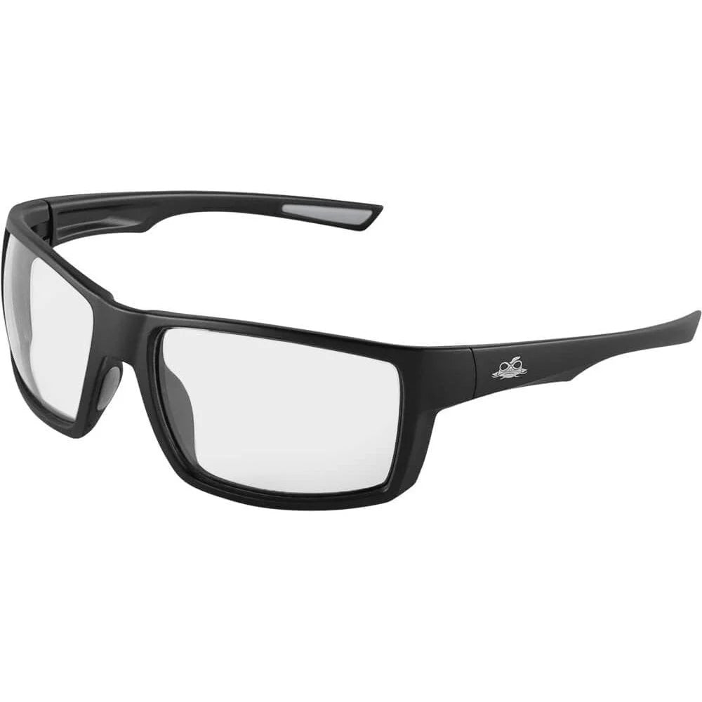 Bullhead Sawfish Safety Glasses-BH2661AF-Black Frame - Clear Anti-Fog Lens-Safety Glasses USA-13