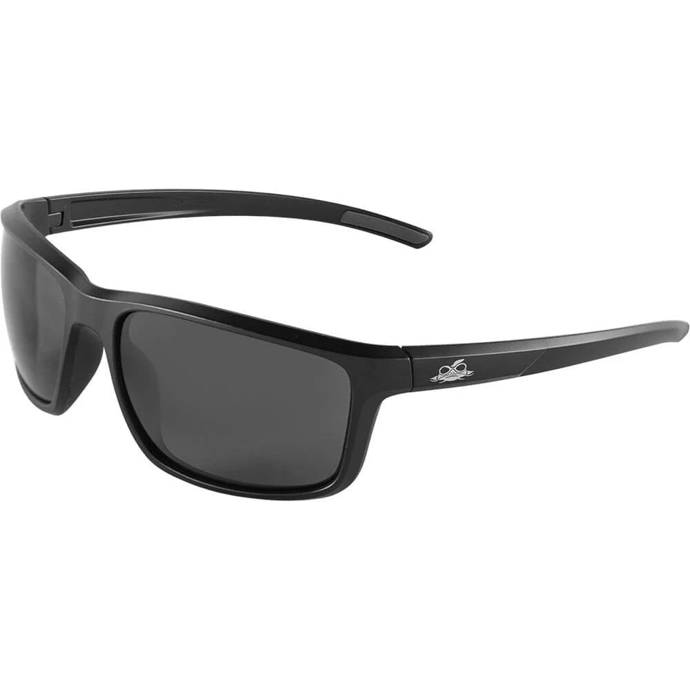 Bullhead Pompano Safety Glasses-BH2763AF-Black Frame - Smoke Anti-Fog Lens-Safety Glasses USA-3