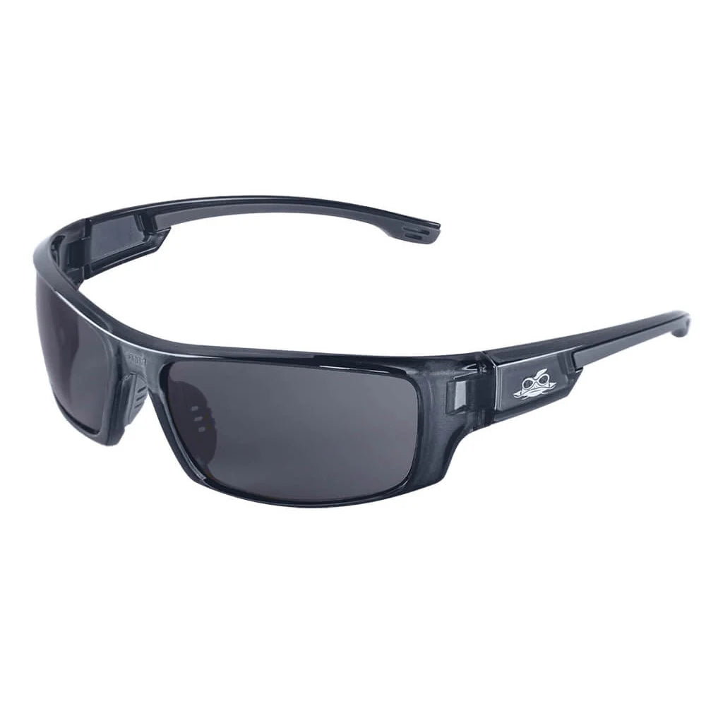 Bullhead Dorado Safety Glasses-BH943AF-Smoke Frame - Smoke Anti-Fog Lens-Safety Glasses USA-7