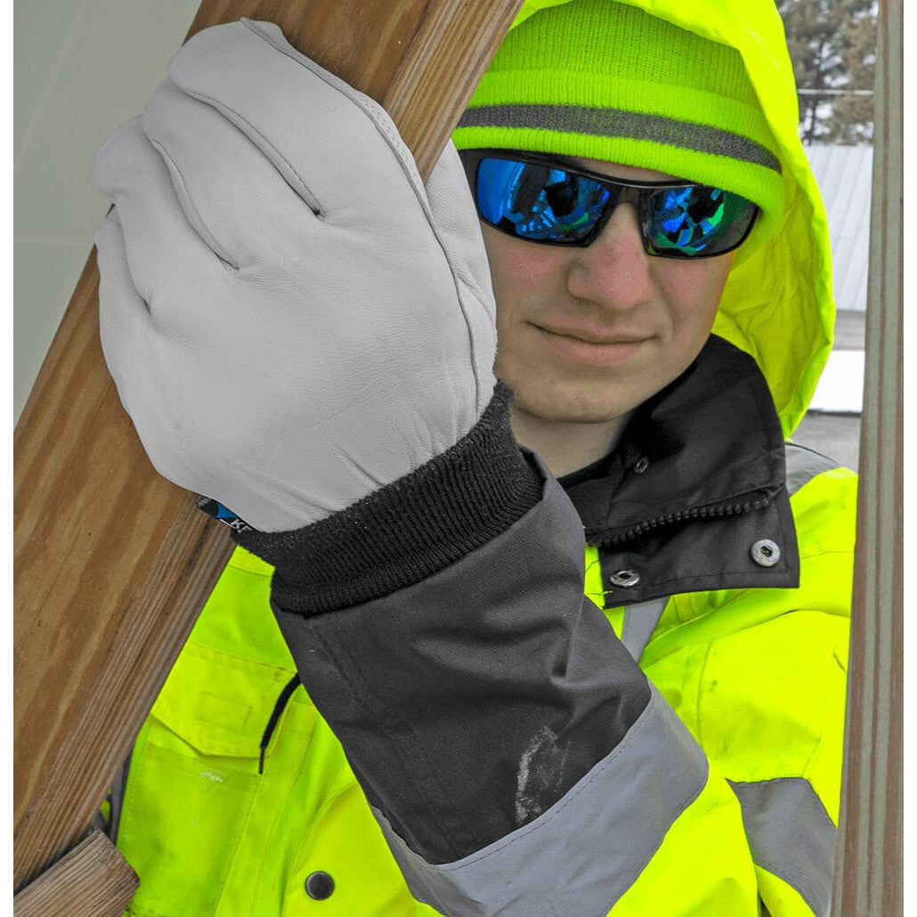 Bullhead Dorado Safety Glasses with Black Frame and Polarized PFT Blue Mirror Anti-Fog Lens-BH95129PFT-Safety Glasses USA-5