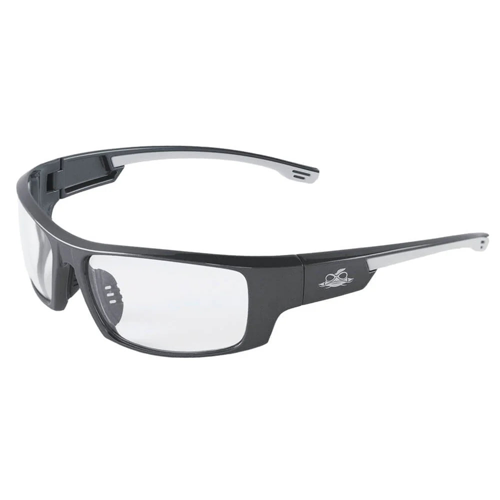 Bullhead Dorado Safety Glasses-BH991PFT-Gray Frame - PFT Clear Anti-Fog Lens-Safety Glasses USA-8