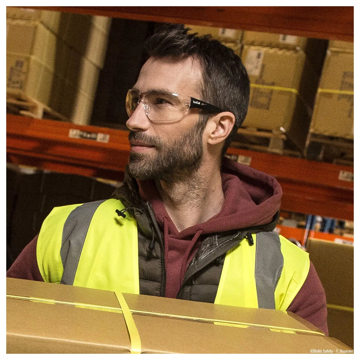 Bolle Ness Safety Glasses with Anti-Fog Lenses-Safety Glasses USA-2