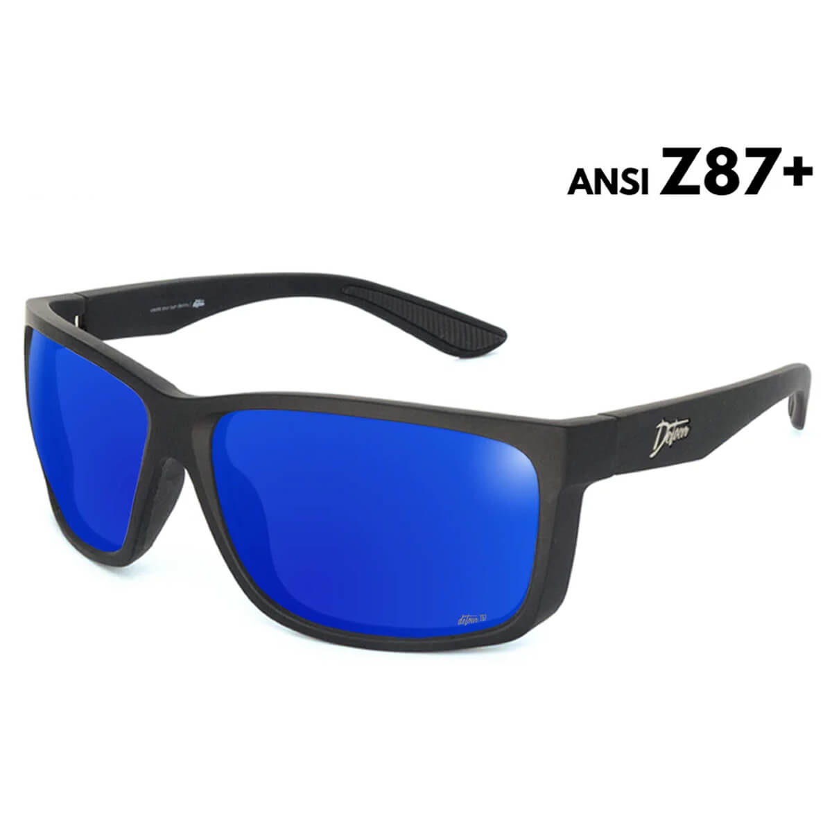 Detour Breach Z87+ Safety Glasses with Matte Black Frame and Polarized Deep Blue Lens-Safety Glasses USA-1