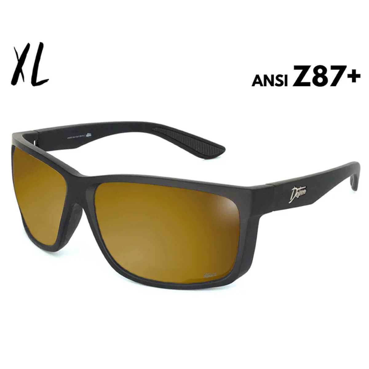 Detour Breach XL Z87+ Safety Glasses Polarized 24k Gold Lenses