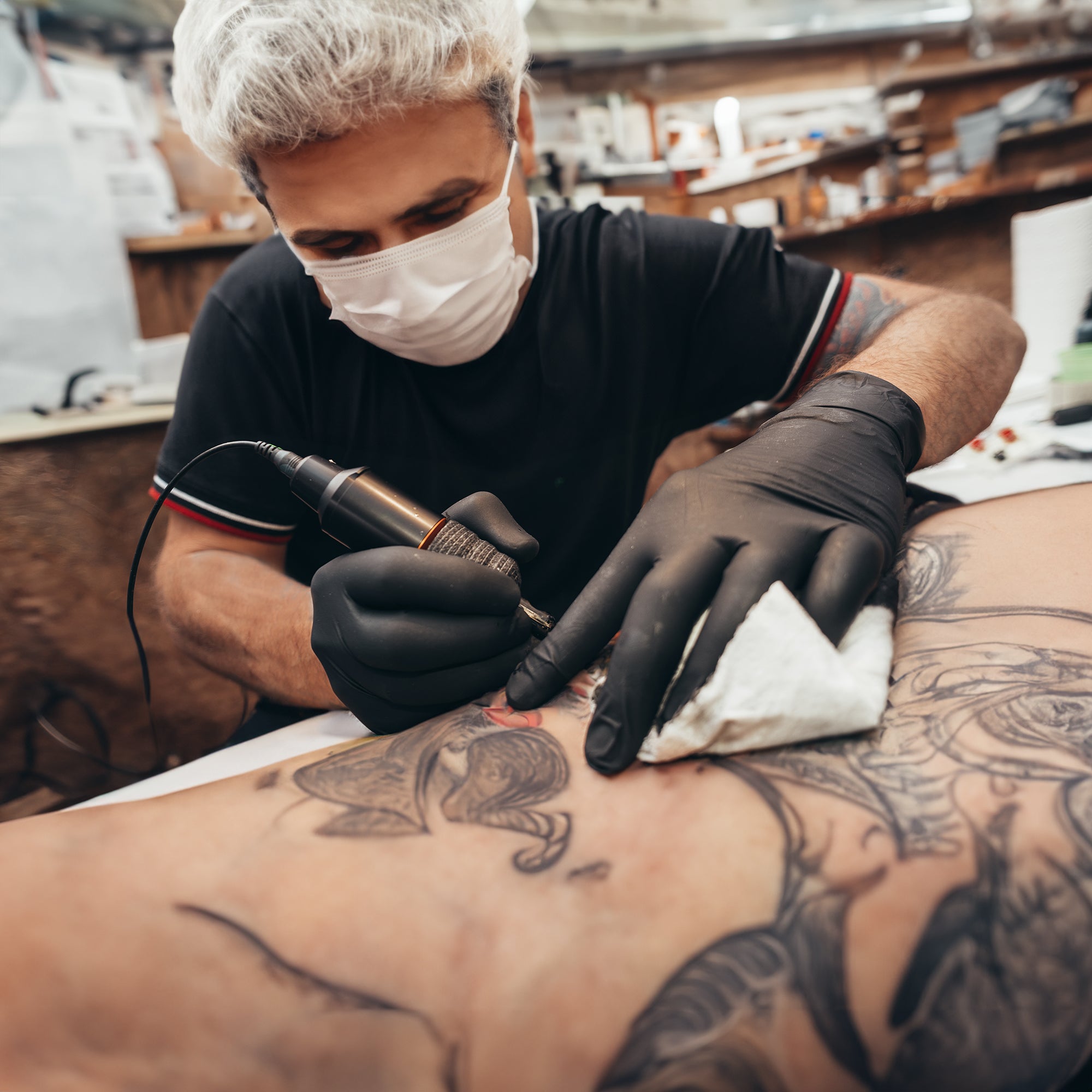 HandCare Black Nitrile Gloves - Exam Grade, Powder Free (6 Mil)-Safety Glasses USA-6