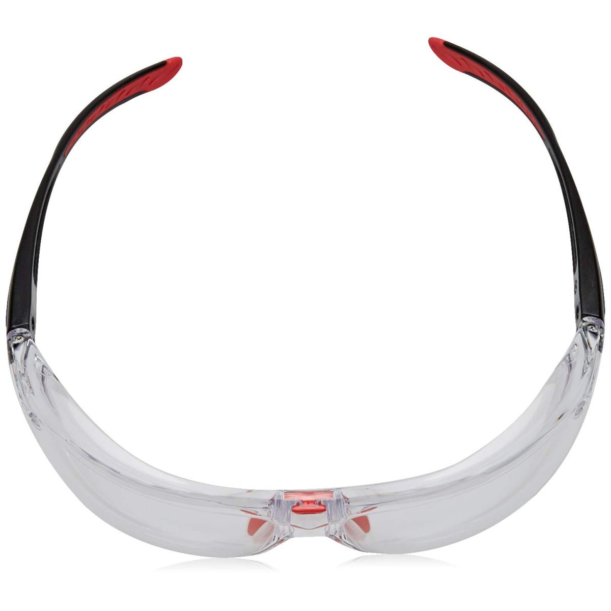 Bolle IRI-S Bifocal Safety Glasses with Black Temples and Clear Anti-Fog Lens Top View