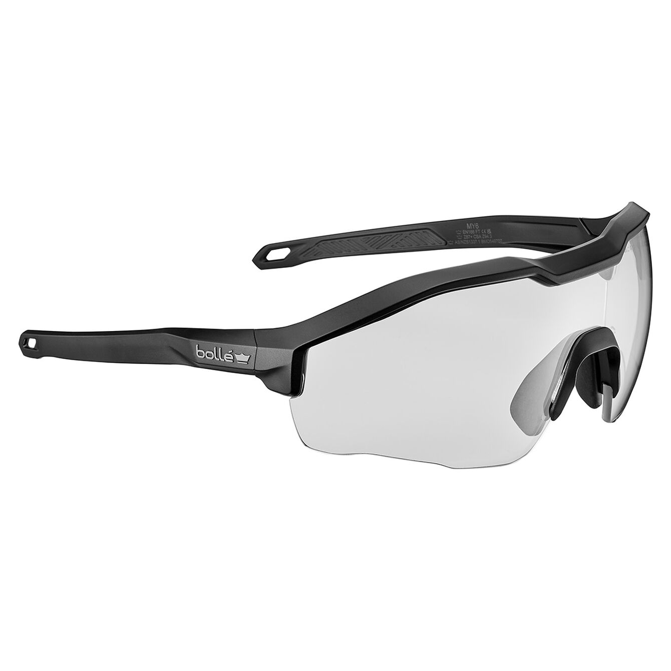 Bolle MY6 Eyeshield Ballistic Safety Glasses-Clear Anti-Fog-Safety Glasses USA