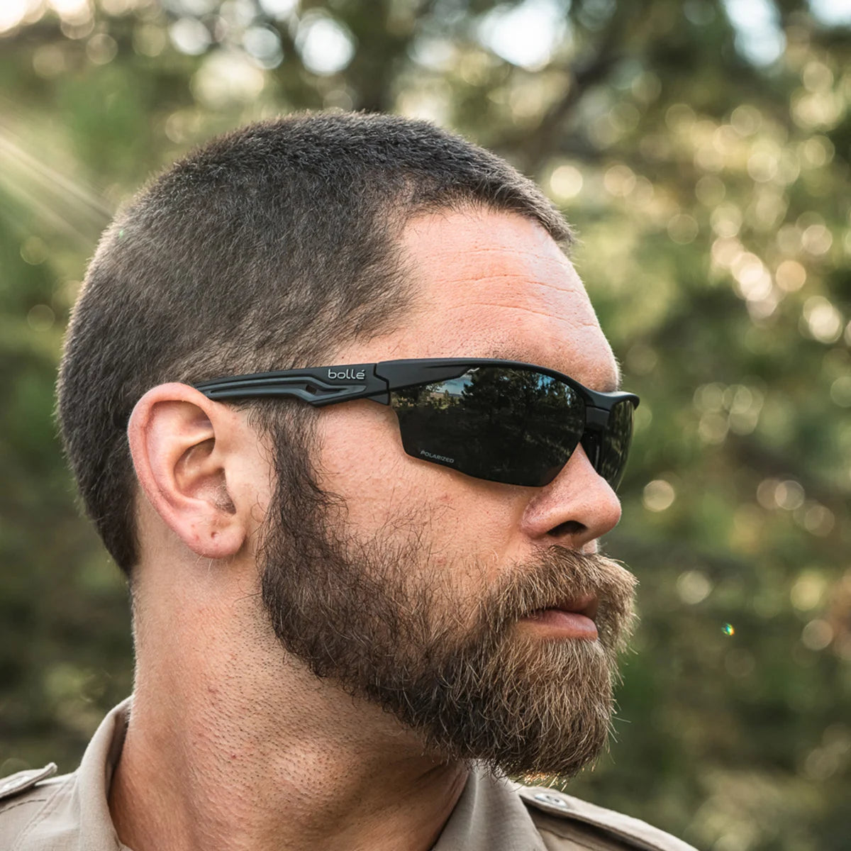 Bolle Tryon BSSI Ballistic Safety Glasses with Gray Lenses