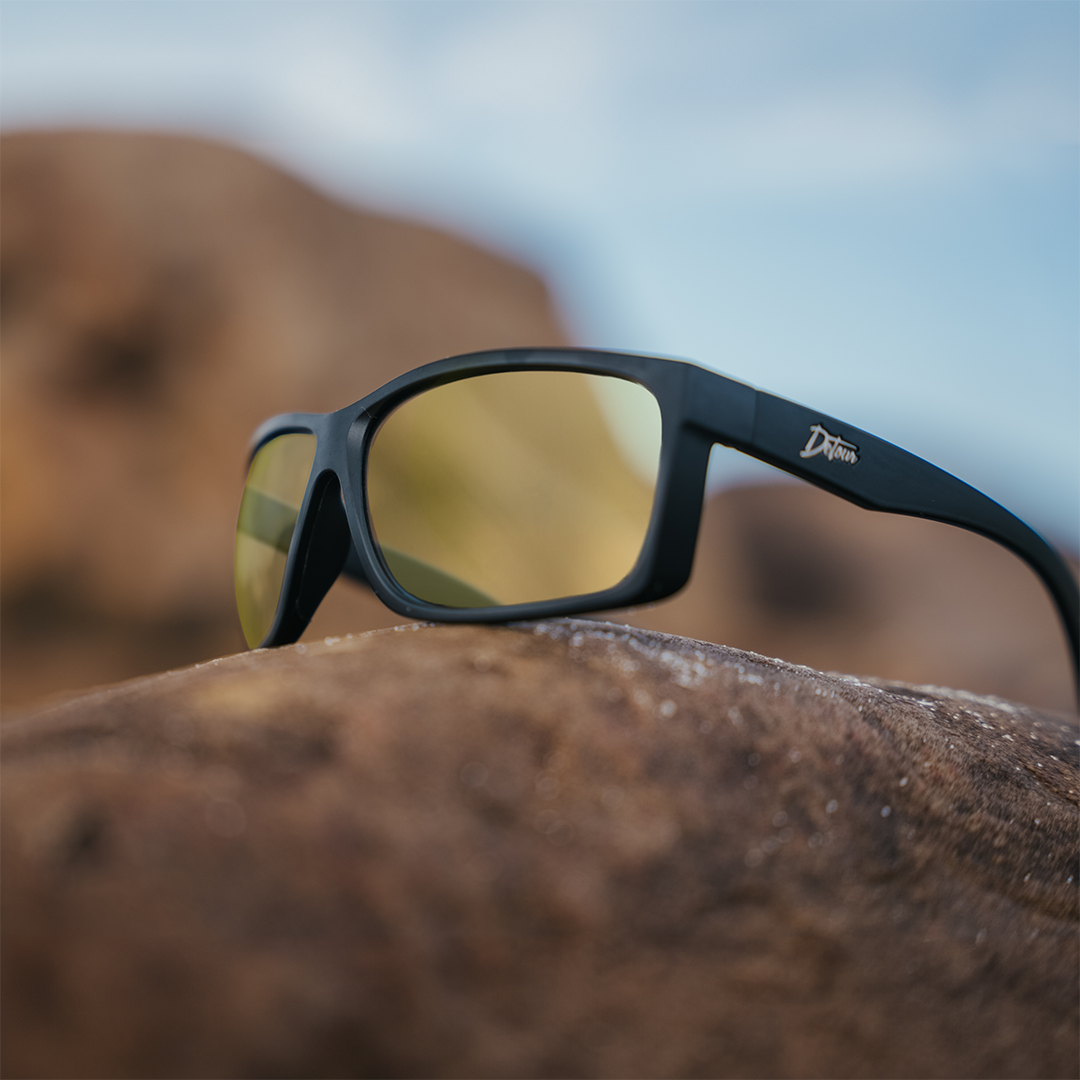 Detour Breach Z87+ Safety Glasses with Matte Black Frame and Yellow Lens-BREACH-517-Safety Glasses USA-2