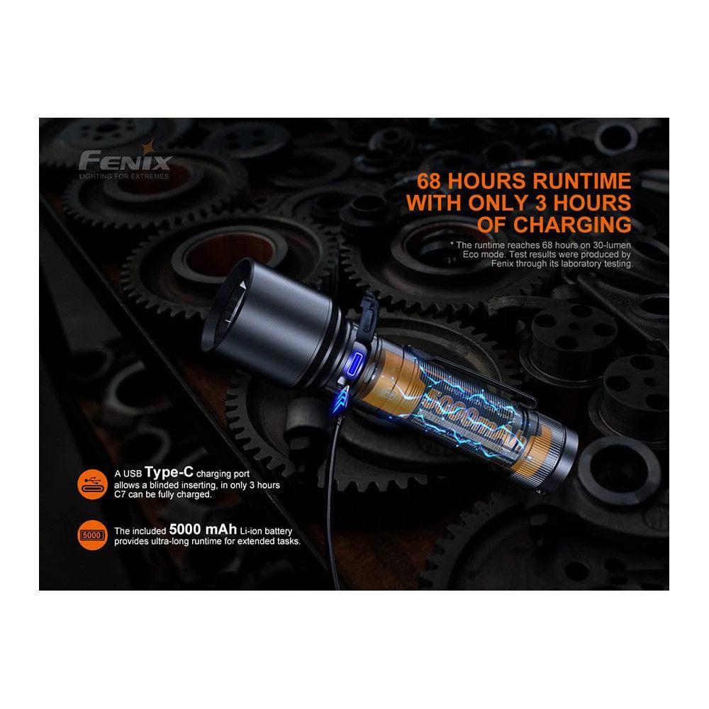 Fenix C7 High-performance Rechargeable LED Flashlight - 3000 Lumens-sku-44858629947688-Safety Glasses USA-13