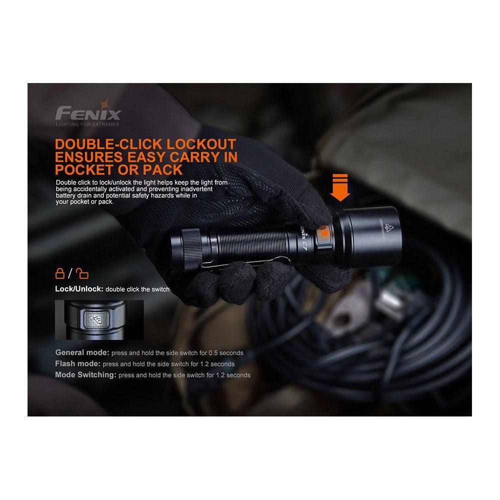 Fenix C7 High-performance Rechargeable LED Flashlight - 3000 Lumens-sku-44858629947688-Safety Glasses USA-5