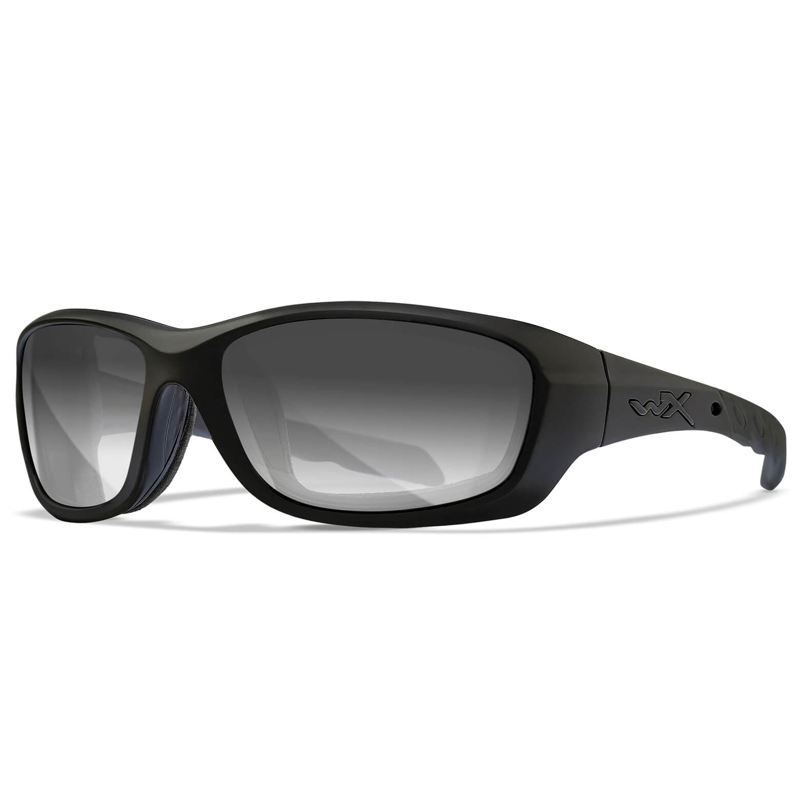 Wiley X Gravity Safety Sunglasses-WX-CCGRA05-Matte Black Frame - Photochromic Smoke Grey Lens-Safety Glasses USA-2