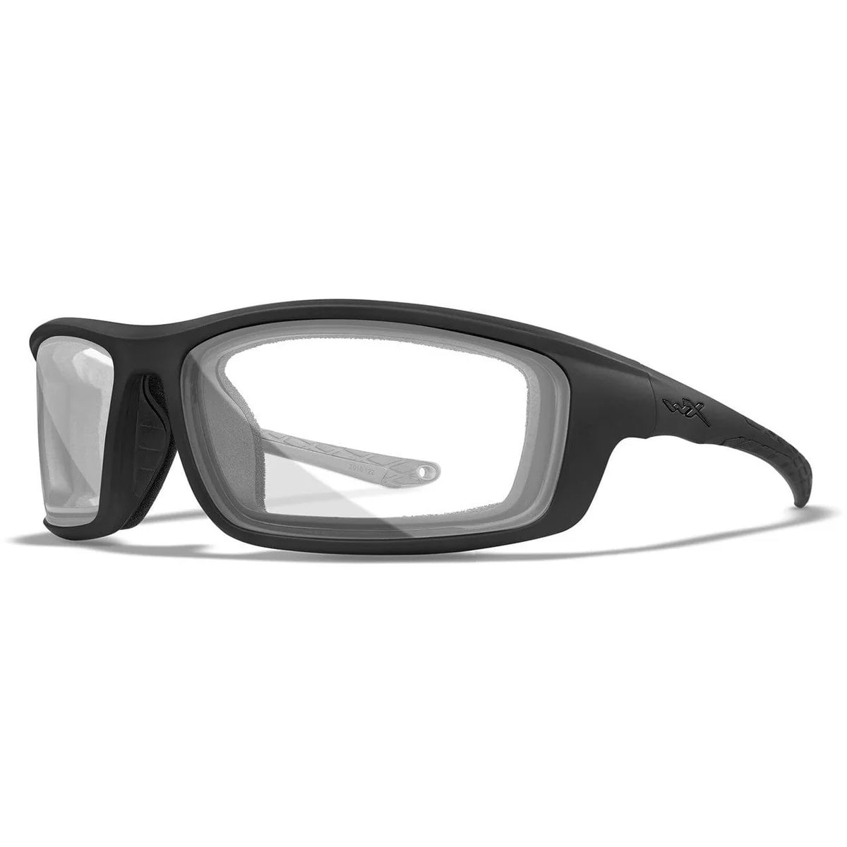 Wiley X Grid Safety Sunglasses-WX-CCGRD03-Black Frame - Clear Lens-Safety Glasses USA-1