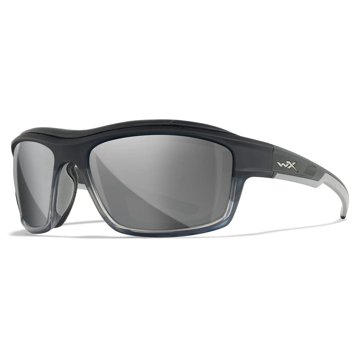 Wiley X Ozone Safety Sunglasses-WX-CCOZN06-Grey Foam-Padded Frame - Silver Flash Lens-Safety Glasses USA-4