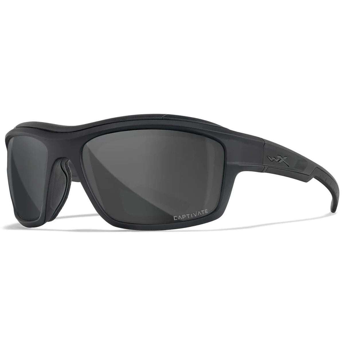 Wiley X Ozone Safety Sunglasses-WX-CCOZN08-Black Foam-Padded Frame - Polarized Grey Lens-Safety Glasses USA-2