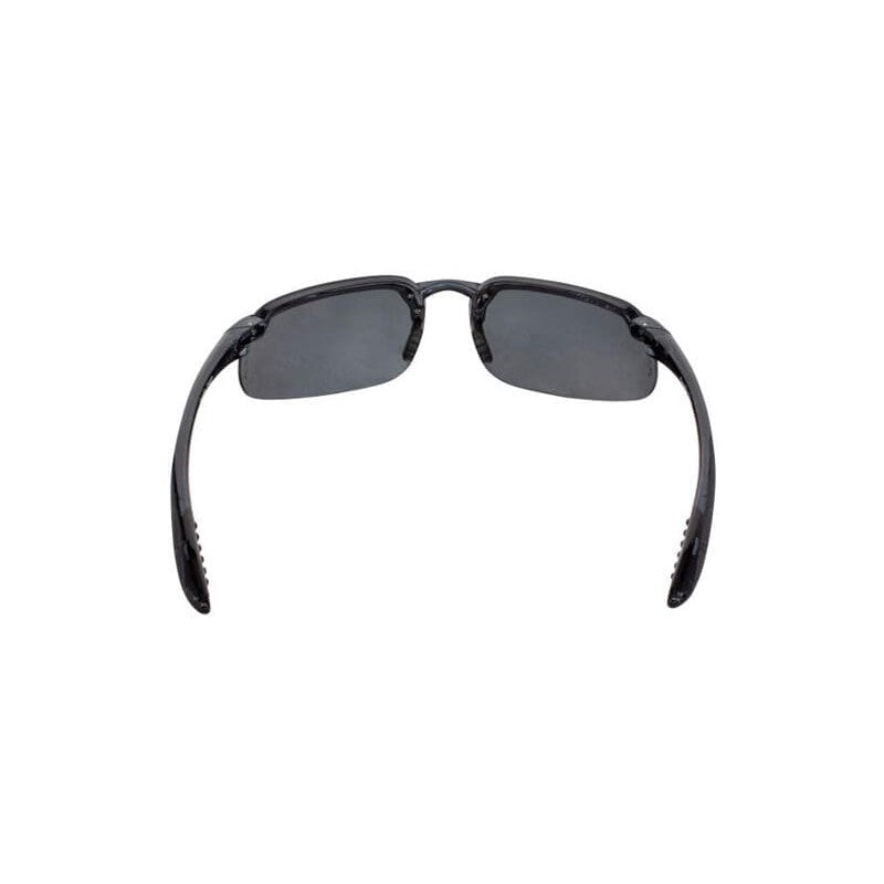 Crossfire ES4 Safety Glasses with Crystal Black Frame and Silver Mirror Polarized Lens-CF-21427-Safety Glasses USA-6