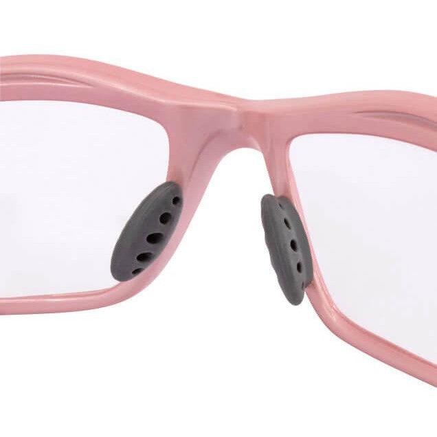 Crossfire Infinity Safety Glasses with Pearl Pink Frame and Clear Lens-CF-2254-Safety Glasses USA-6