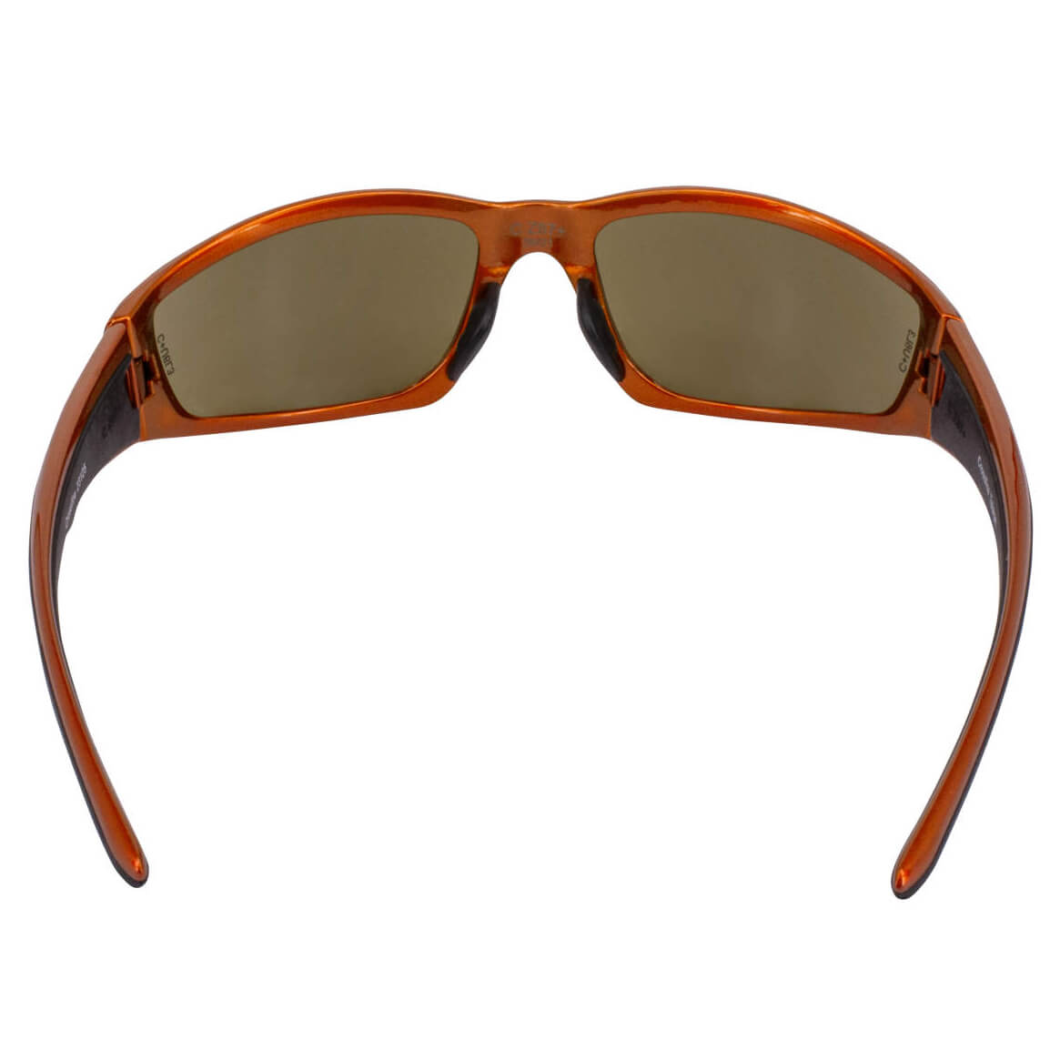 Crossfire RPG Safety Glasses with Burnt Orange Frame and HD Demi-Copper Mirror Lens-Safety Glasses USA-4