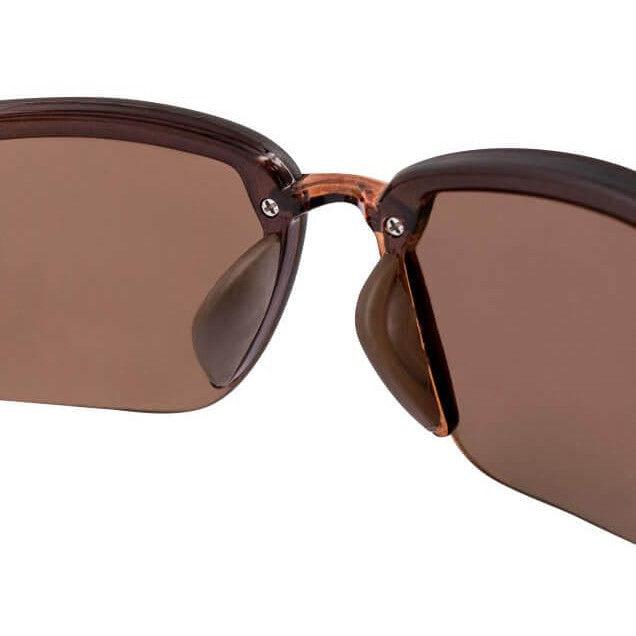 Crossfire ES5 Safety Glasses with Crystal Brown Frame and Polarized Brown Lens-CF-291113-Safety Glasses USA-7