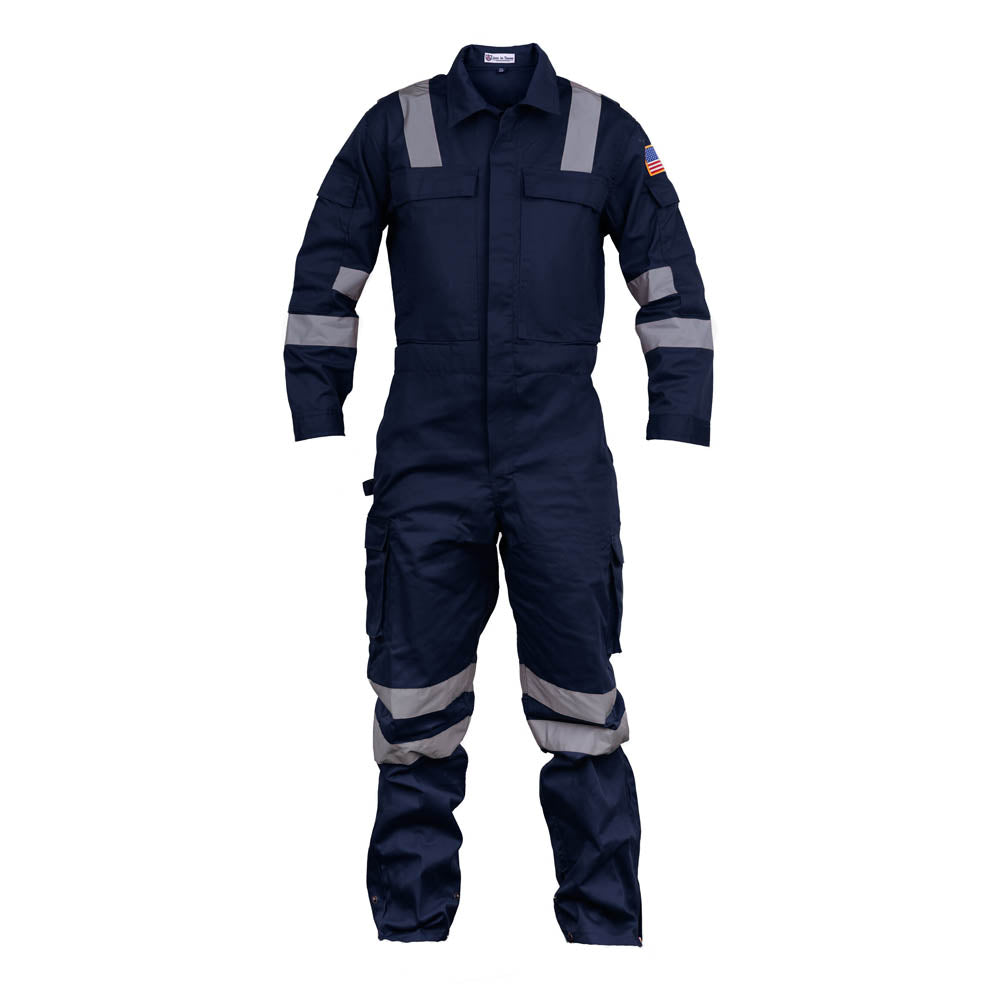 Just In Trend Premium High-Visibility Coveralls with Leg Zipper