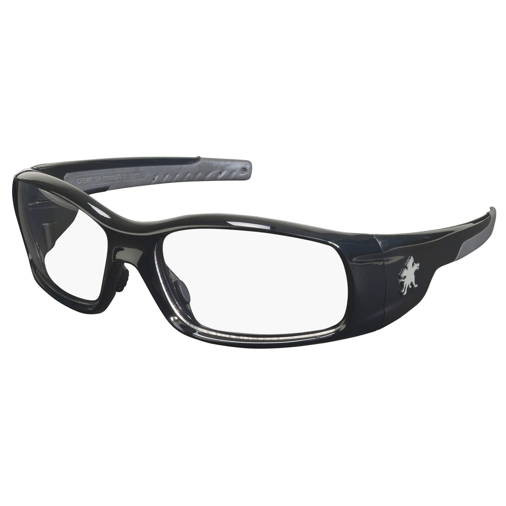 MCR Safety Swagger Safety Glasses with Black Frame and Clear Lens-Safety Glasses USA-1