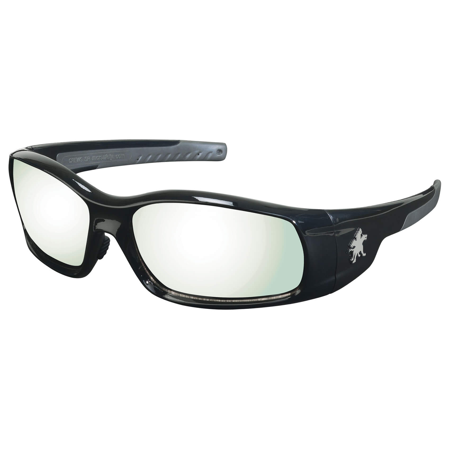 MCR Safety Swagger Safety Glasses with Black Frame and Indoor-Outdoor Anti-Fog Lens-Safety Glasses USA-1