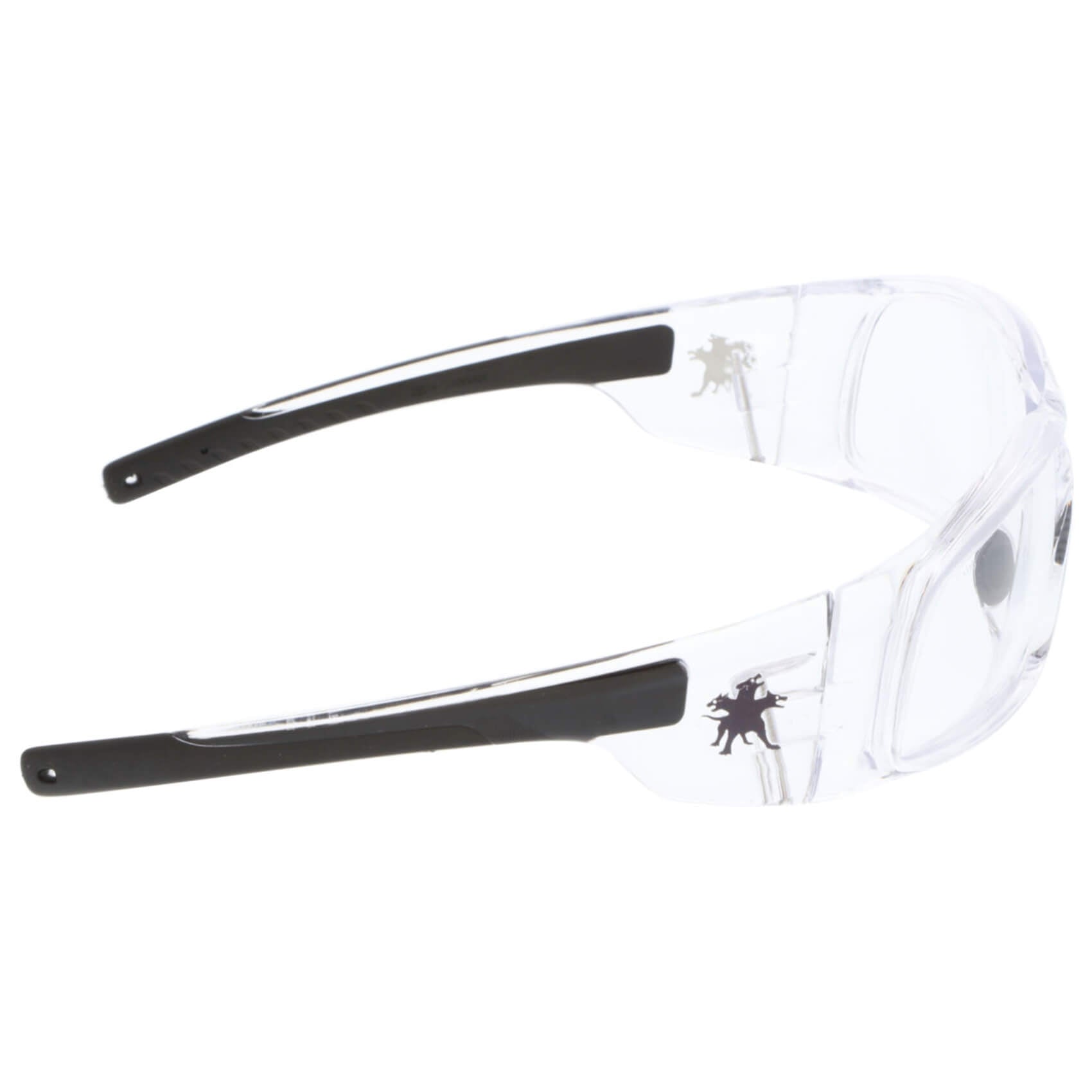 MCR Safety Swagger Safety Glasses with Clear Frame and Clear Anti-Fog Lens-Safety Glasses USA-4