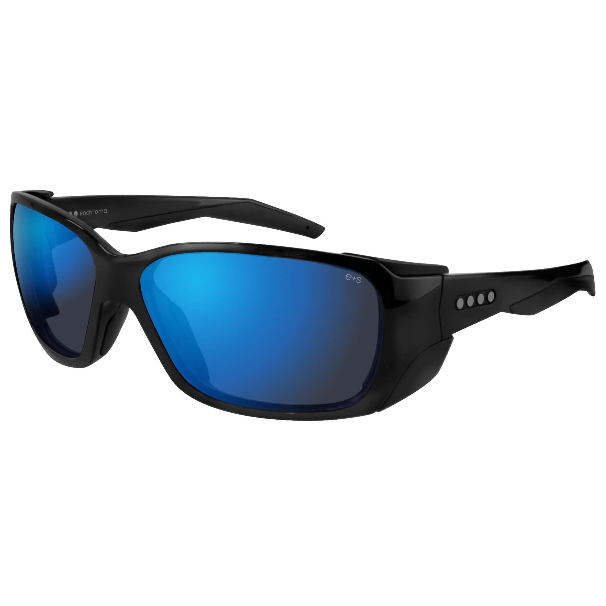 EnChroma Summit Color Blind Safety Glasses with Outdoor Deutan Lens-Cx3-SN-SUM-BK-PL-Safety Glasses USA-1