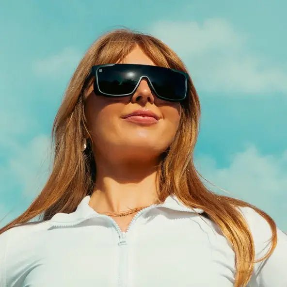 Neven Pitch Black Polarized Sunglasses