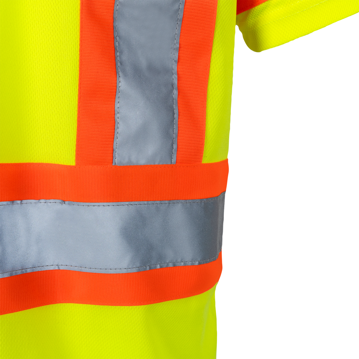 Jorestech Hi-Vis X-Back Reflective Two-Tone Safety Polo Shirt