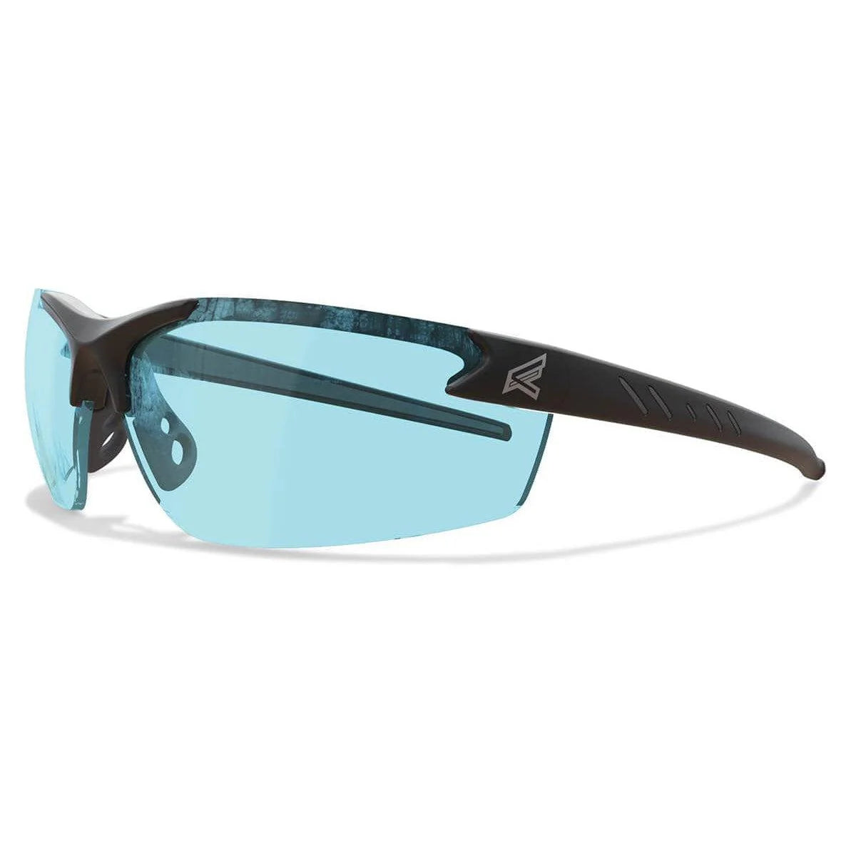 Edge Zorge G2 Safety Glasses-DZ113-G2-Black Frame - Light Blue Lens-Safety Glasses USA-7
