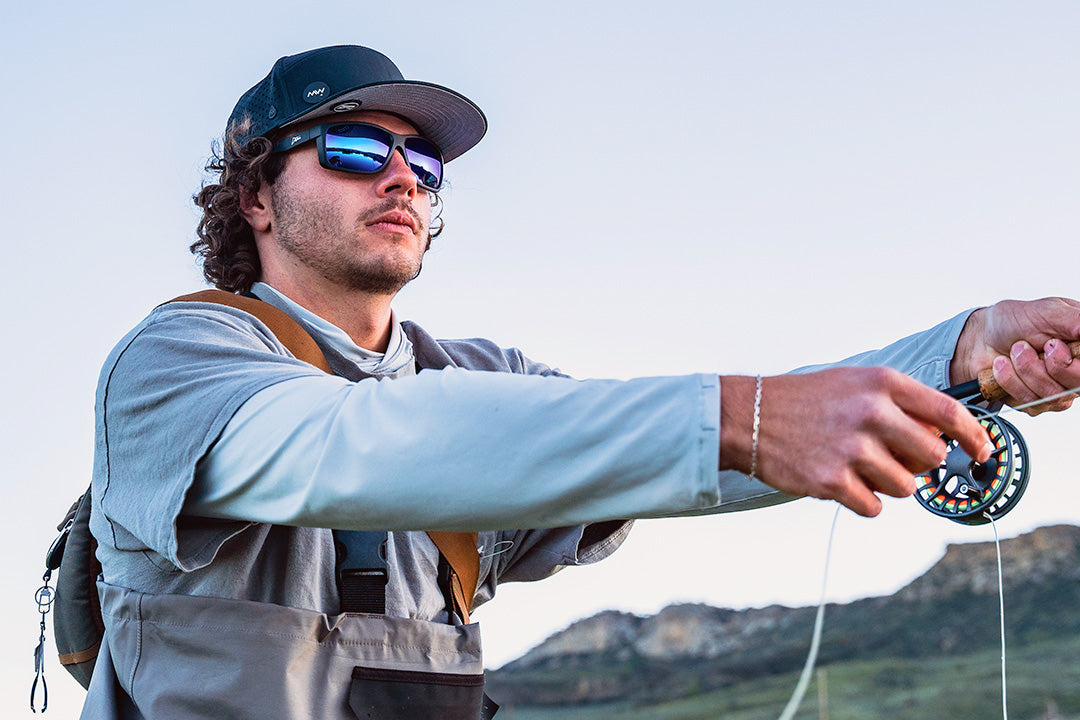 Detour Breach Reader Safety Glasses Matte Black with Deep Blue Polarized Lenses