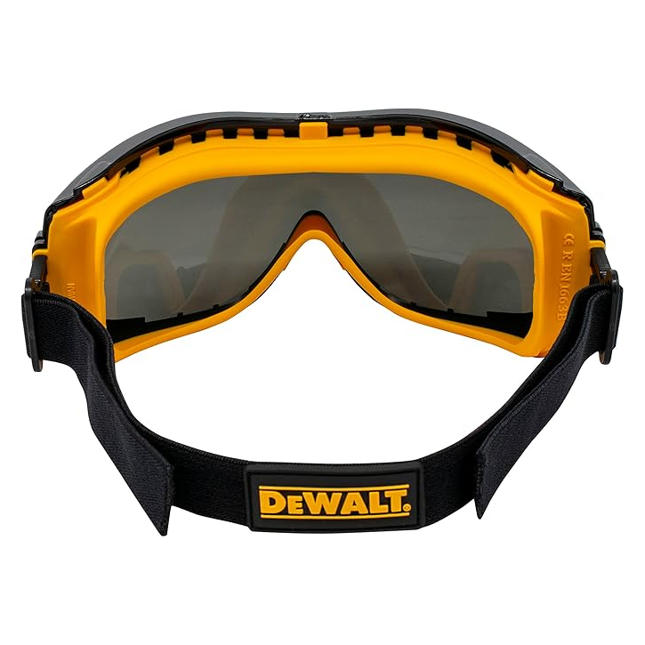 DeWalt Concealer Safety Goggles with Gray Anti-Fog Lens-Safety Glasses USA-6