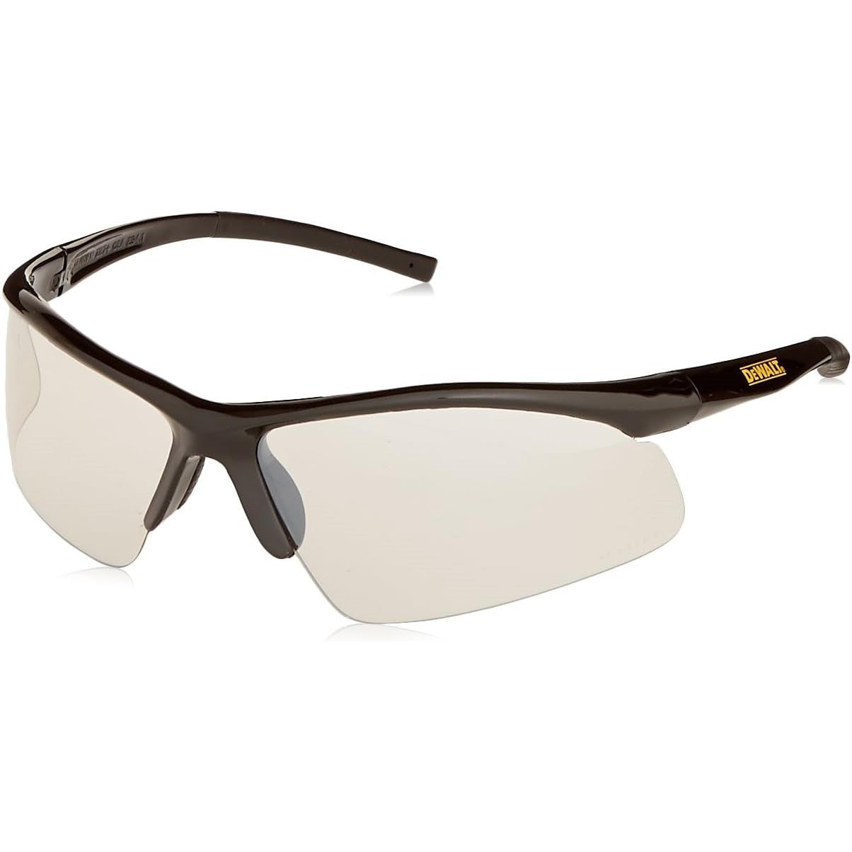 Dewalt Radius DPG51-9D Safety Glasses with Indoor-Outdoor Mirror Lenses Left Front Temple