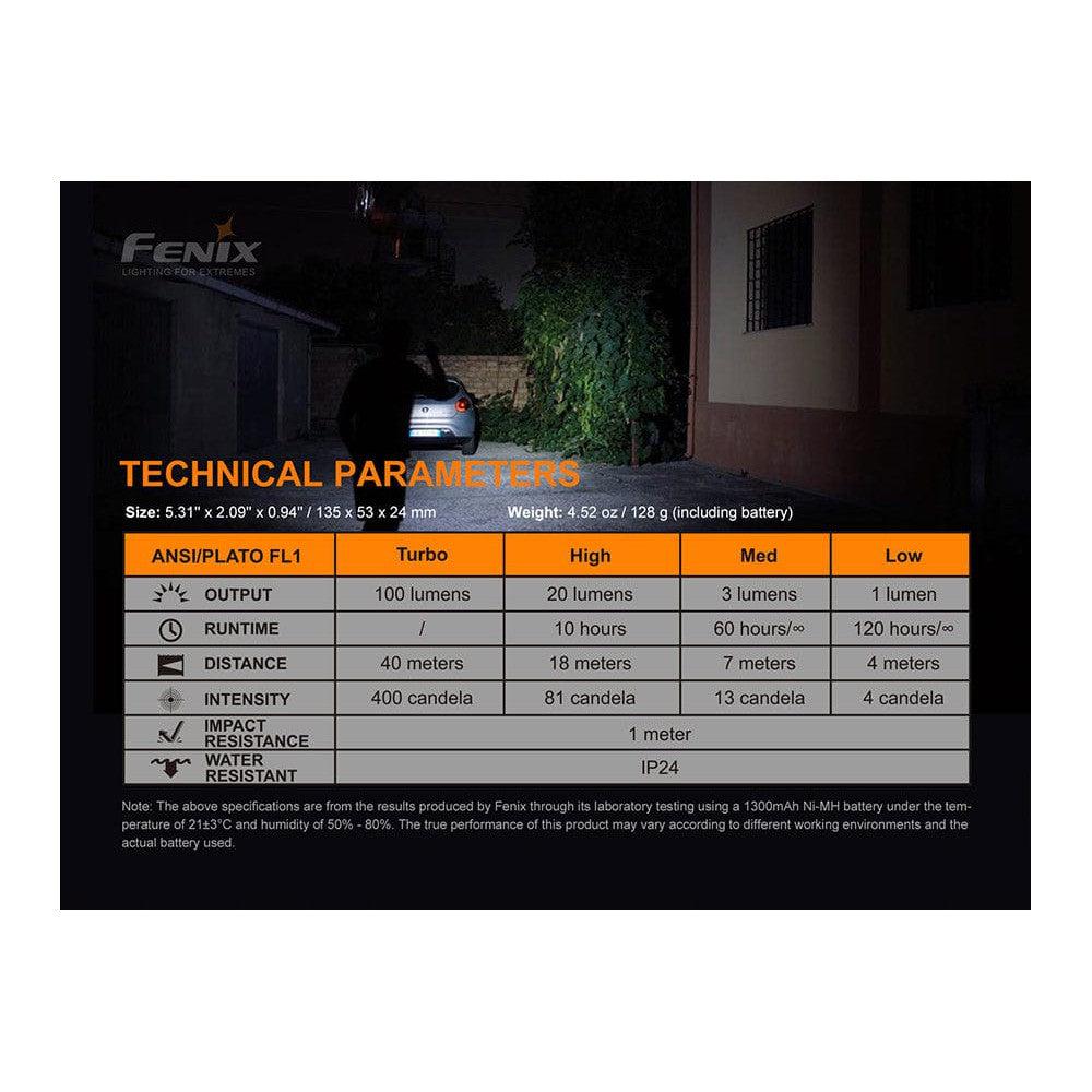 Fenix E-Star - Portable Self-powered Emergency LED Flashlight-sku-44858628636968-Safety Glasses USA-13