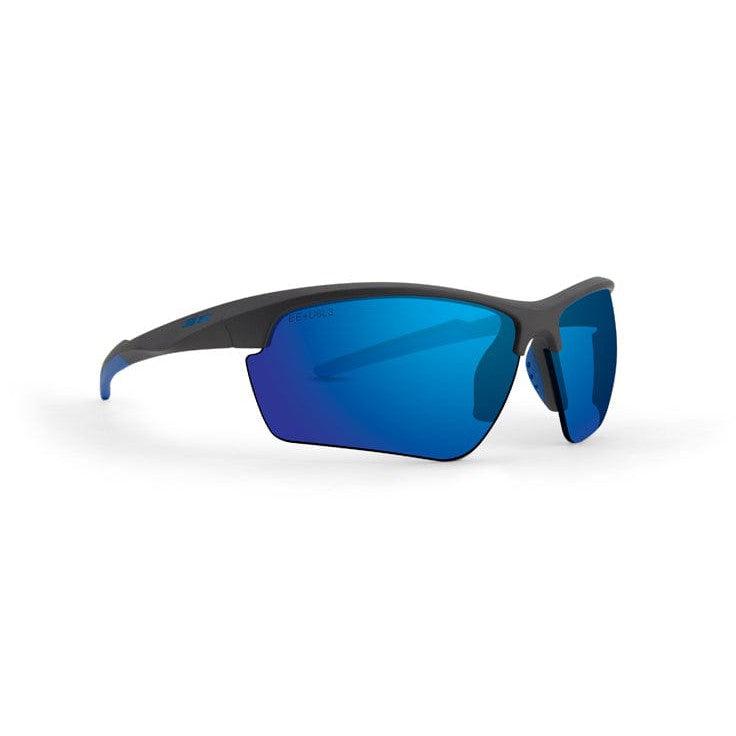 Epoch Eyewear Kennedy Safety Sunglasses-Gray Frame - Blue Mirror Lens-sku-35605874835616-Safety Glasses USA-2