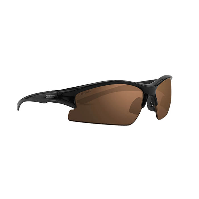 Epoch Eyewear Brodie Safety Sunglasses-Black Frame - Brown Lens-EE3631-Safety Glasses USA-7
