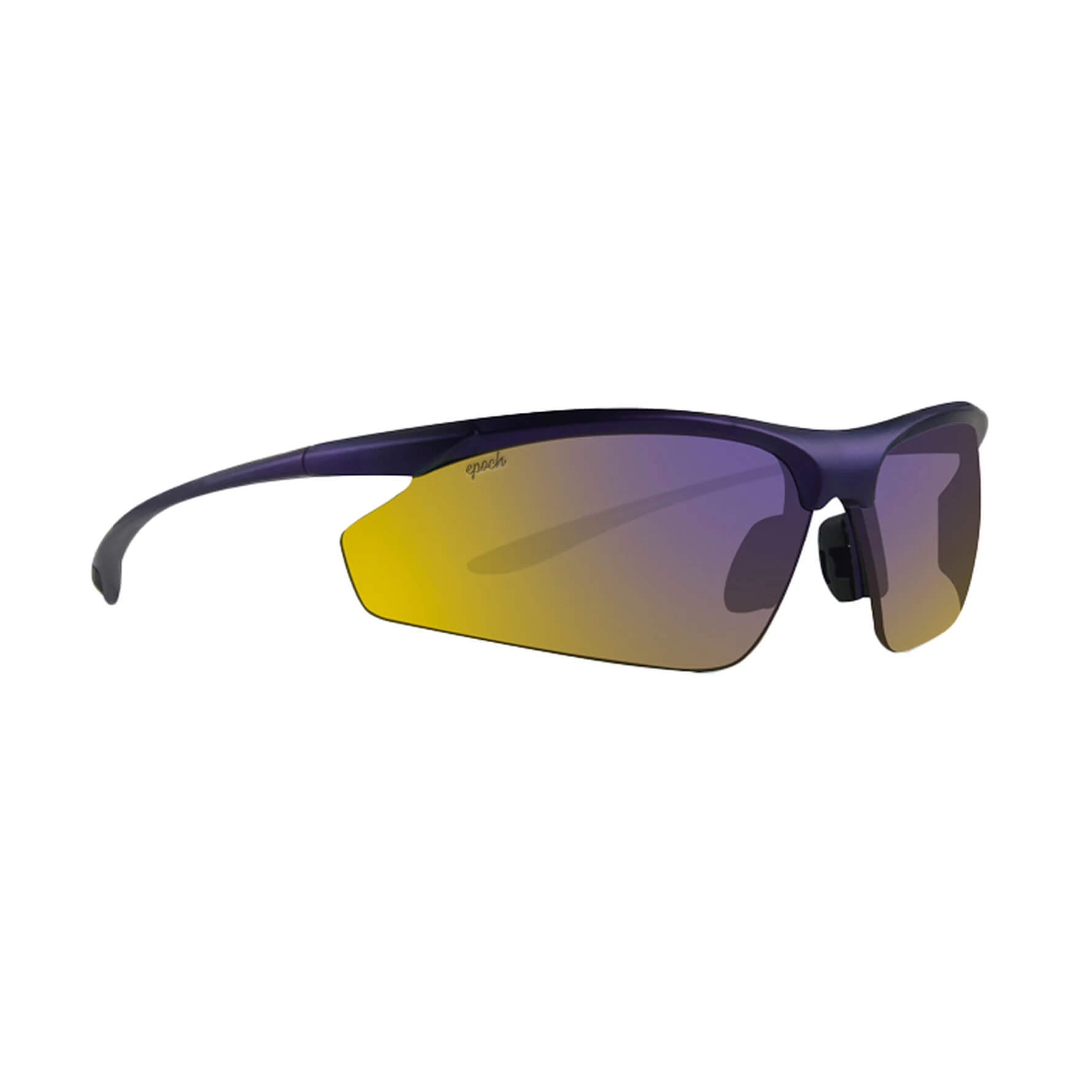 Epoch Eyewear Cadence Lightweight Wrap Sunglasses-Purple Frame - Purple Mirror Lens-EE8878-Safety Glasses USA-7