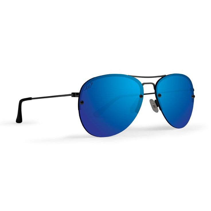 Epoch Eyewear Emerson Sunglasses-Black Frame - Polarized Blue Mirror Lens-sku-35605874344096-Safety Glasses USA-5