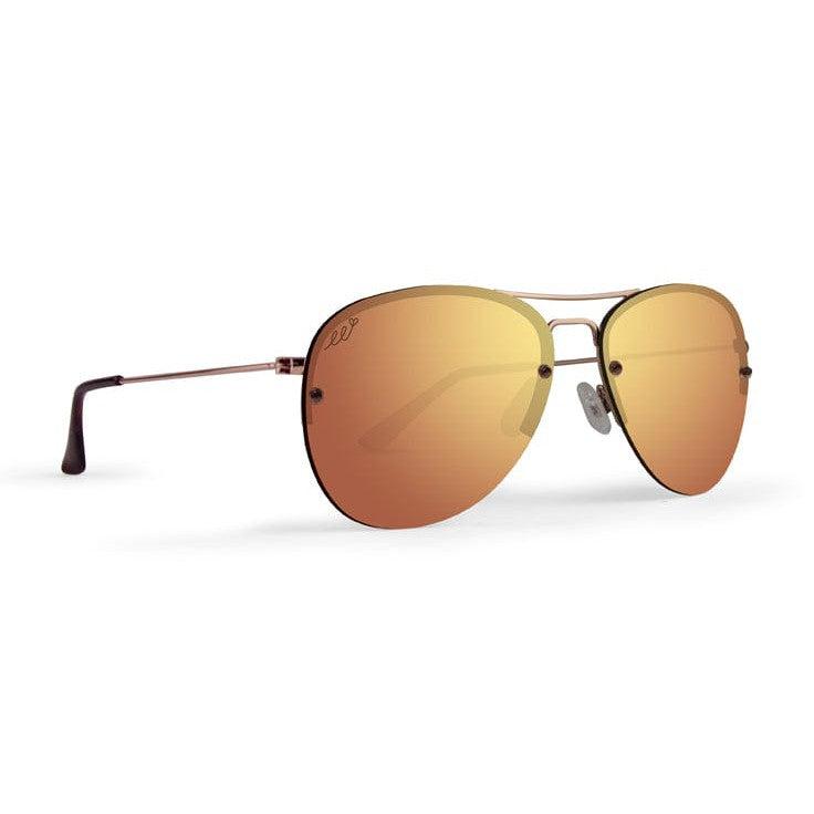 Epoch Eyewear Emerson Sunglasses-Rose Gold Frame - Polarized Rose Gold Mirror Lens-sku-35605874311328-Safety Glasses USA-1