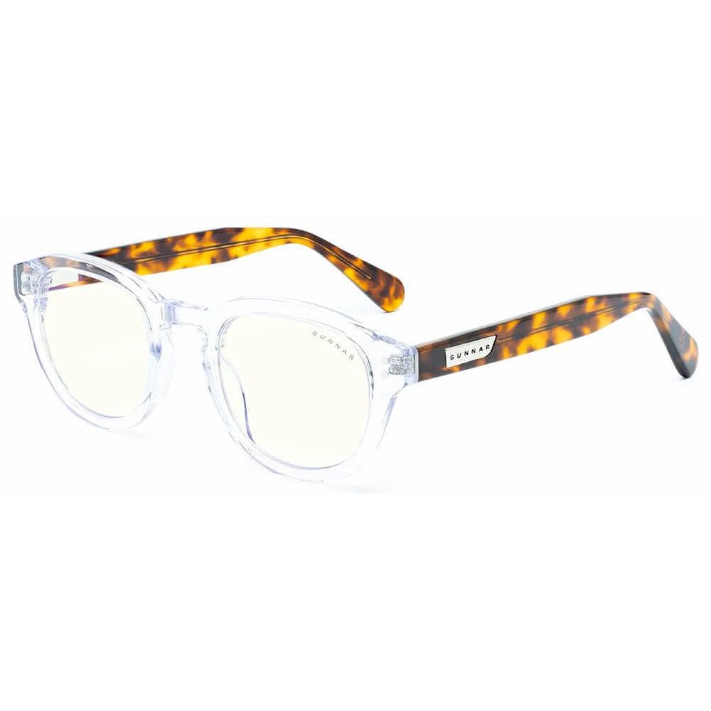 Gunnar Emery Blue Light Computer Glasses-Crystal Tortoise Frame Clear Lens-EME-08709-Safety Glasses USA-2