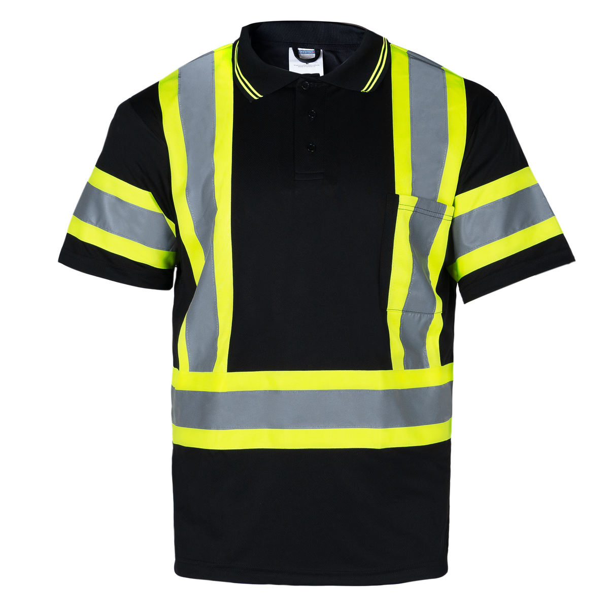 Jorestech Hi-Vis X-Back Reflective Two-Tone Safety Polo Shirt