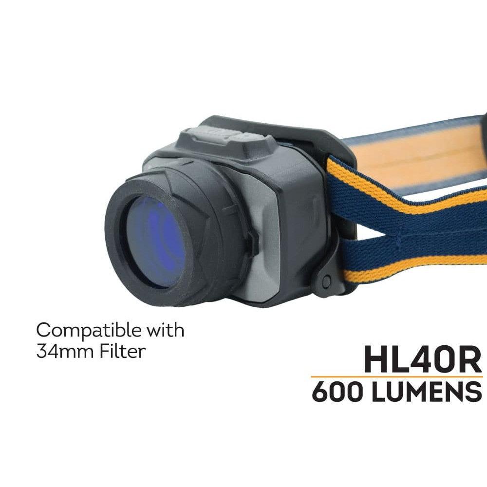 Fenix HL40R Focusable USB Rechargeable LED Headlamp--Safety Glasses USA-4