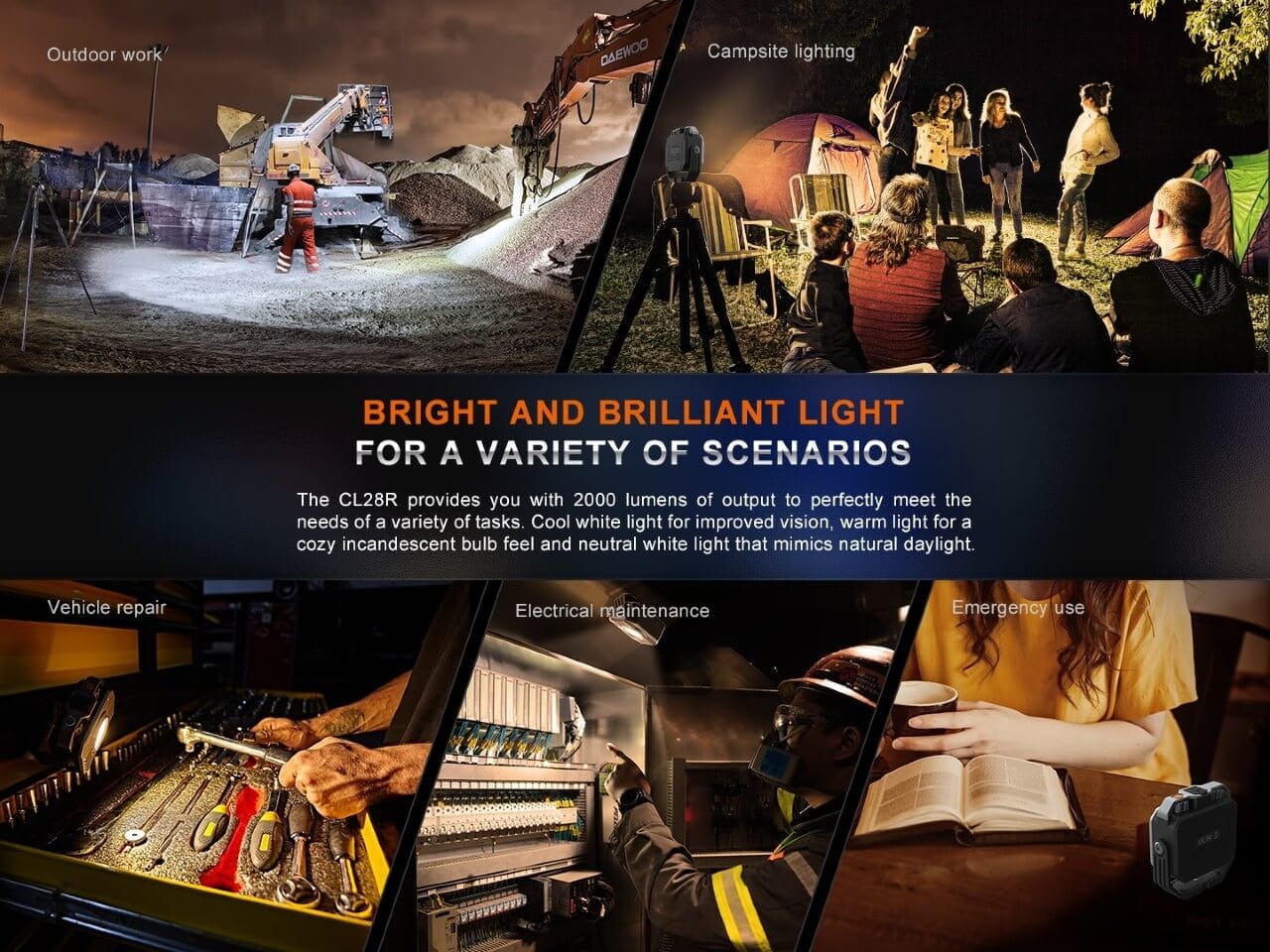 Fenix CL28R Multifunctional Outdoor LED Lantern-sku-44858692469032-Safety Glasses USA-6