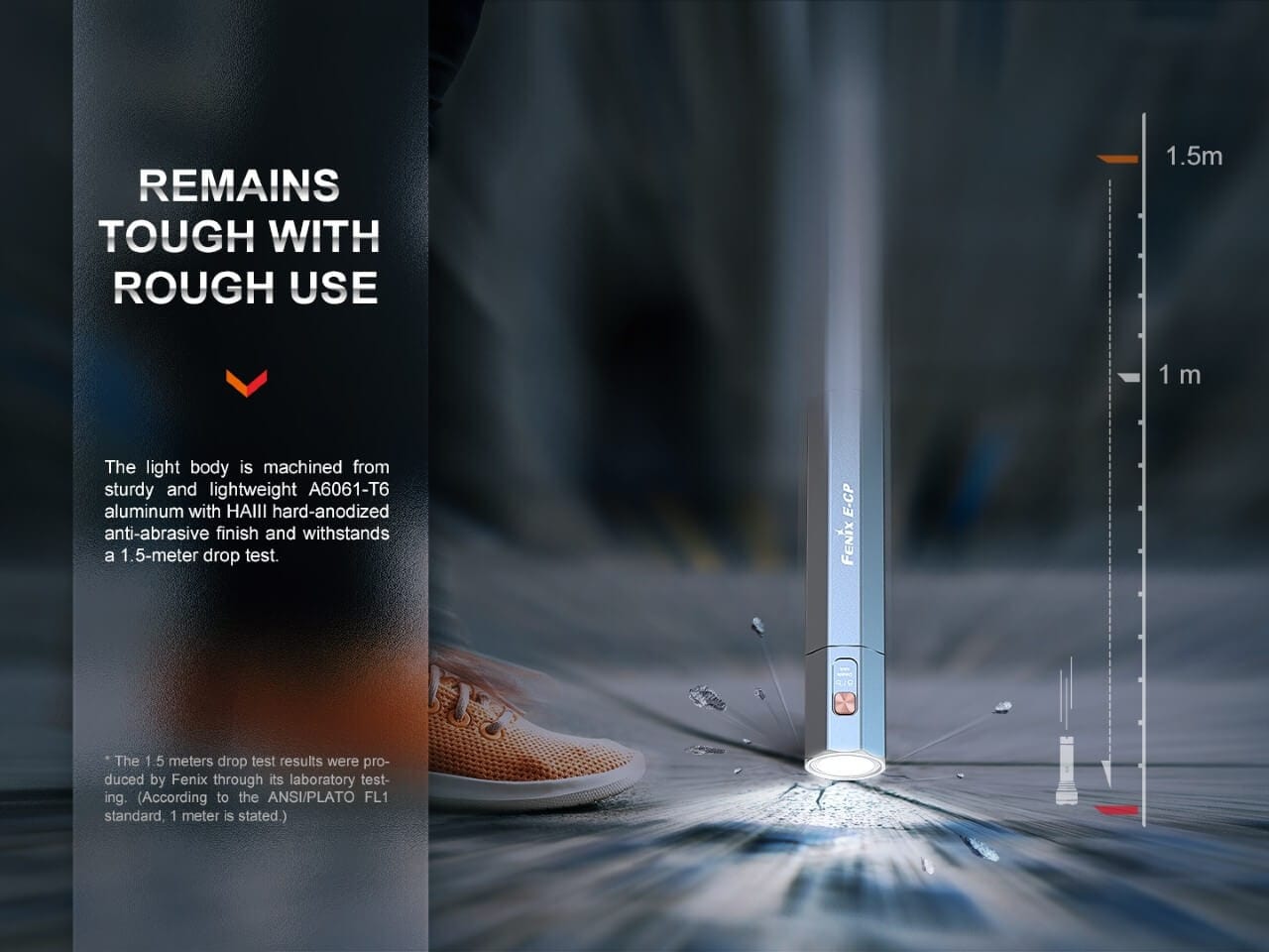 Fenix E-CP 1600-lumen LED Flashlight/Powerbank--Safety Glasses USA-6