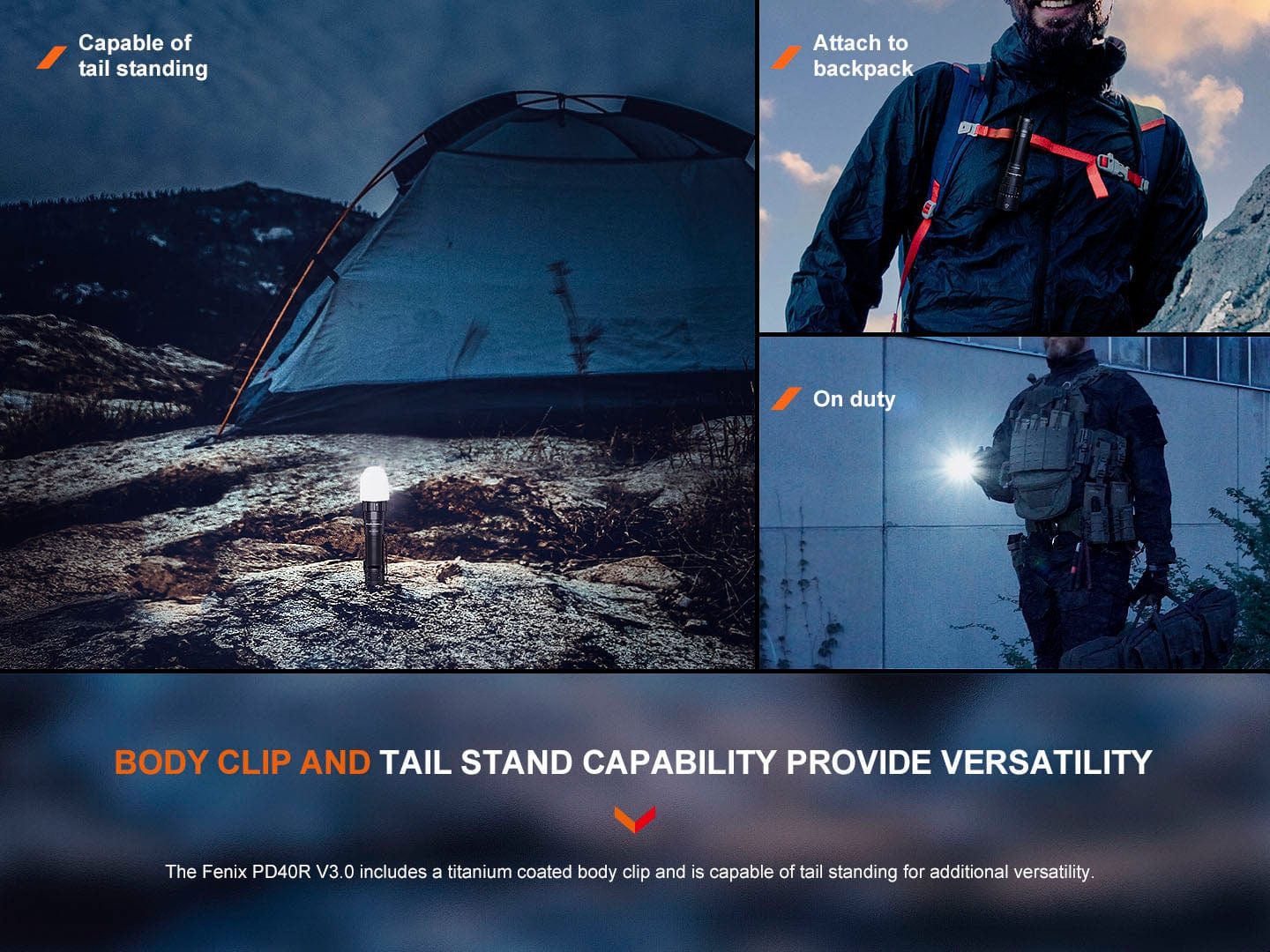 Fenix PD40R V3 Rechargeable Flashlight-sku-45576312521000-Safety Glasses USA-8