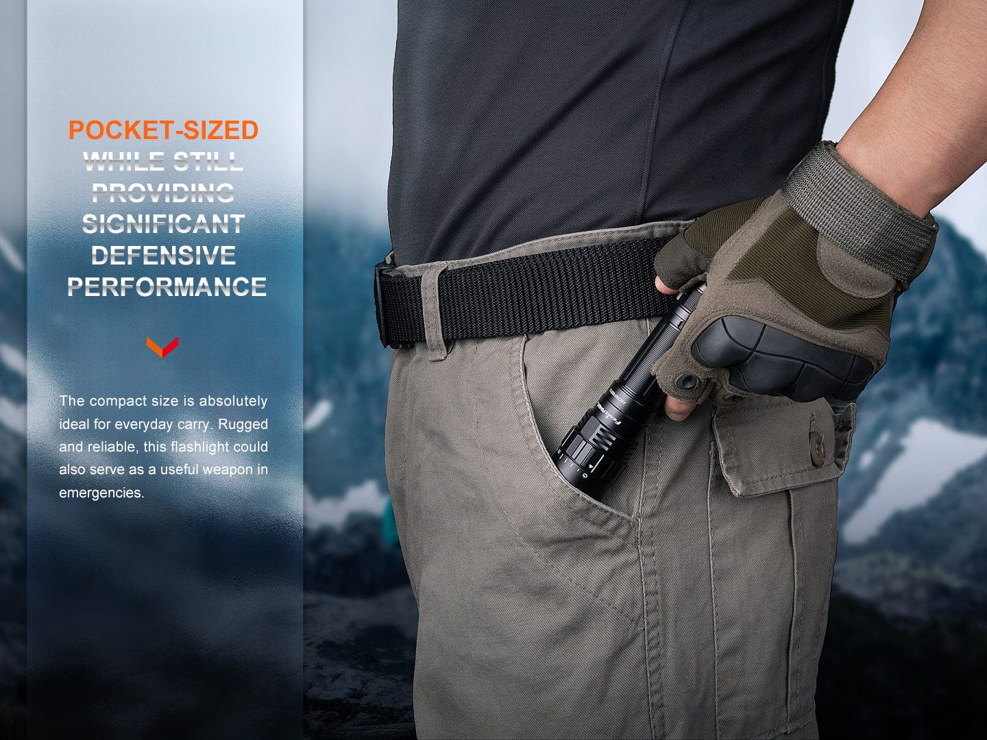 Fenix PD40R V3 Rechargeable Flashlight-sku-45576312521000-Safety Glasses USA-2