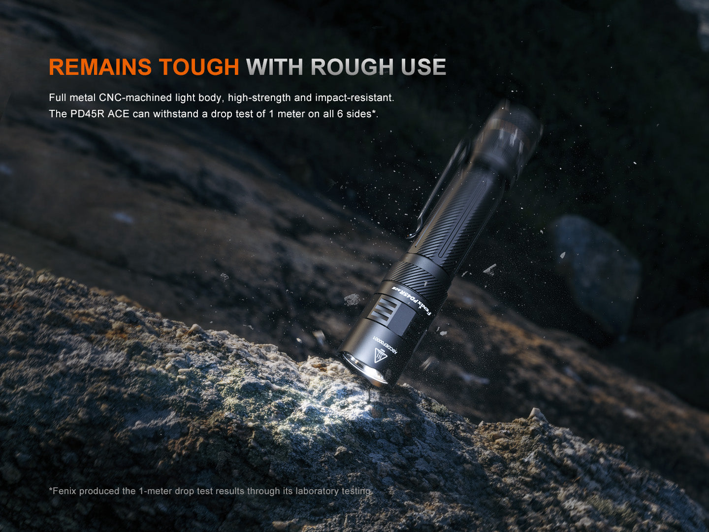 Fenix PD45R ACE Multi-Mode Tactical Flashlight-Safety Glasses USA-14