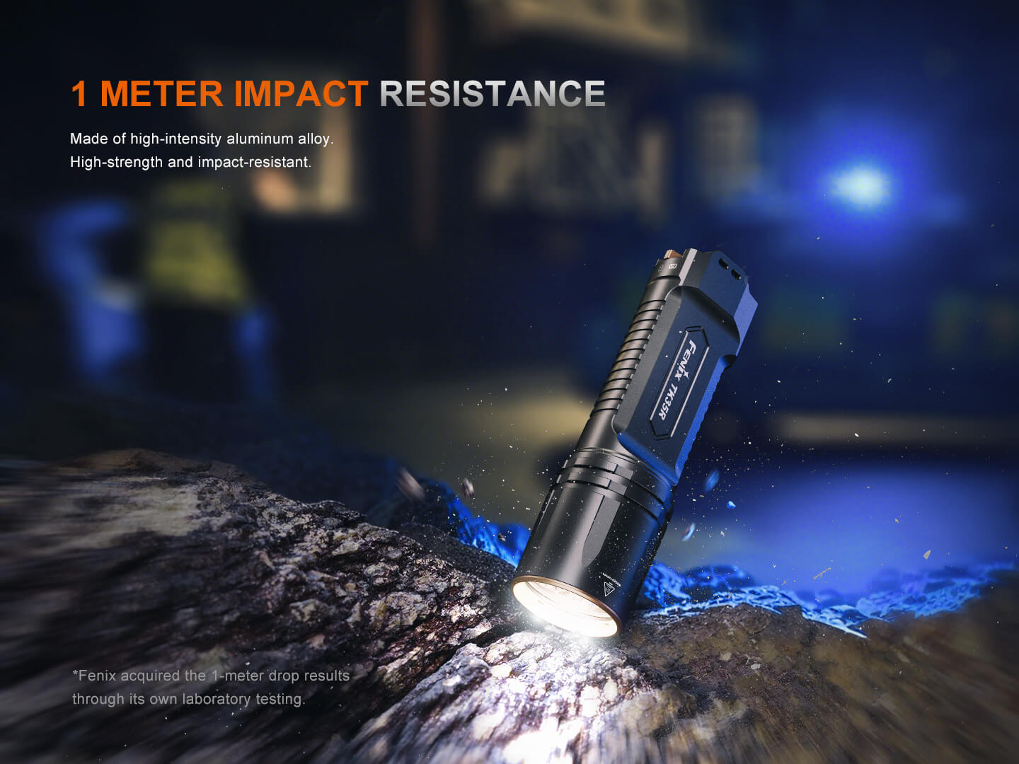 Fenix TK35R Rechargeable High-Performance Tactical Flashlight with UV Output-Safety Glasses USA-14